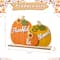 Glitzhome® 16" Thanksgiving Wooden Pumpkins Table Décor